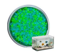 Genérico Lot de 500 pierres brillantes colorées pour aménagement paysager, patio, jardin, étang, cheminée, etc