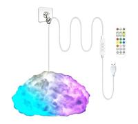Genérico Lumières nuages pour chambre - Lampe d'ambiance DIY | Éclairage LED en forme de et changement de couleur, pour salon, chambre d'enfant, bar, résidence universitaire