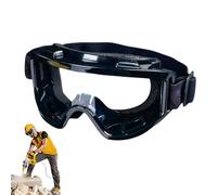 Genérico Lunettes de sécurité, protection anti-buée et anti-poussière, accessoires anti-poussière, protection oculaire pour homme, utilisation de chantier, Pp, noir