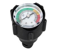 Genérico Manomètre de kayak gonflable : baromètre de 30 psi, outil de mesure d'air en acier inoxydable pour bateaux et radeaux, pompe portable