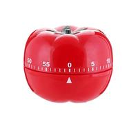 Genérico Mechanical Timer 60 Minute - Loud Alarm Cooking Reminder Tomato Shape Visual Countdown Timer, for Home Office Apartment School Classroom Cooking Backing Grilling Study