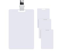 Genérico Mini carnet de poche effaçable pour porte-badges rétractable, 4 pièces verticales, pour infirmières, médecins, étudiants, assistants, planificateurs, bureau, hôtel, écoles, bibliothèque