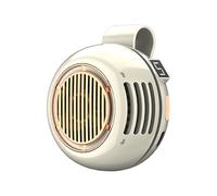 Genérico Mini Clip-Ventilator, Blattloser Wiederaufladbarer 360° Drehbarer Kühlung - Persönlicher Damenventilator | Hals Taille Tisch Schlafzimmer Zuhause Reise Camping Outdoor Picknick