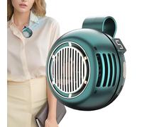Genérico Mini Clip-Ventilator, Blattloser Wiederaufladbarer 360° Drehbarer Kühlung - Persönlicher Damenventilator | Hals Taille Tisch Schlafzimmer Zuhause Reise Camping Outdoor Picknick