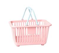 Genérico Mini panier de courses : organisateur portable avec poignées, petit conteneur de rangement, panier de transport durable, récipient multifonction | Accueil Snack Bureau Salle de bain
