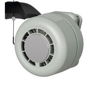 Genérico Mini ventilateur électrique à pince, rechargeable, portable, à 3 vitesses, réglable, silencieux, sans pales, pour utilisation en extérieur, voyage, bureau, pique-nique, camping, randonnée
