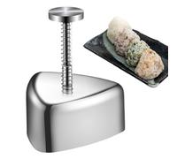 Generico Moule à boules de riz | Presse à faire soi-même Musubi triangle en acier inoxydable | Moule Onigiri pour gadget de cuisine pour restaurant, ferme, déjeuner, école, camping, pique-nique