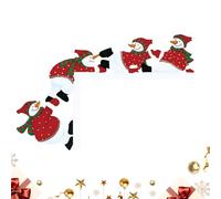 Genérico Noël pour cadre de porte - Sculpture murale en bois | Décoration suspendue pour porte de Noël - pour chambre, salon, fenêtre et armoire de maison