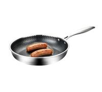 Genérico Nonstick Cooking Pan | Stainless Steel Kitchen Frying Skillet - Stove Top Cooking Pan | For Home Apartment Farmhouse Camping For Steak Fish Meat Vegetable Eggs