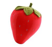 Genérico Oreiller en forme de fraise - Coussin de fruits rembourré en peluche de 20 à 25 cm | Mignon jouet oreiller pour , Pâques, anniversaire, Saint-Valentin | cadeau décoration maison