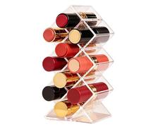 Generico Organiseur pour rouge à lèvres vertical anti-rayures, étui en acrylique, pour salle de bain, chambre, dortoir, appartement, femmes, filles, maman, petite amie