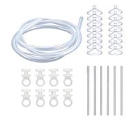Genérico Parc flottant pour plantes d'aquarium et d'aquarium, accessoire de bassin réglable en hauteur - Compatible avec Betta, empêche les morsures et évite l'obstruction du filtre