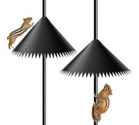 Generico Pare-oiseaux - Bouclier d'écureuil rotatif, déflecteur de protection facile à installer | Accessoire de protection pour niche à oiseaux pour dissuader les ratons laveurs, petits animaux