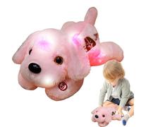 Generico Peluche chiot éclairée, chien en peluche lumineuse, adorable animal en peluche pour chiens - Allumez le chiot avec veilleuse pour dormir en peluche jouet pour enfants