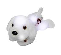 Genérico Peluche LED pour chiens, chiot LED - Lumières nocturnes pour chiots en peluche - 35,6 cm allument la lumière douce en peluche du chien en peluche