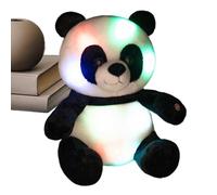 Generico Peluche panda lumineux - Jouet en peluche panda qui - Confortable à câliner en forme d'animal - Pour anniversaire, Noël, enfants, maison et canapé