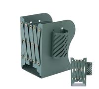 Generico Petite bibliothèque de bureau, bibliothèque de bureau, étagère de rangement pour table télescopique, organisateur de rangement en métal avec porte-stylo, étagère organisateur de, libre
