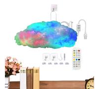 Generico Plafonnier LED en forme de lampe DIY avec télécommande | Avec télécommande LED pour changement de couleur à rythme musical pour lampes pour salon, chambre d'enfant, bar, dortoir