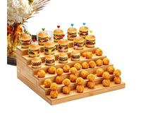 Generico Planche à découper pour aliments | Présentoir à fromage à 6 étages pour brochettes alimentaires | Pour fruits, apéritifs, viande, fêtes, restauration, barbecue, buffet et mariage