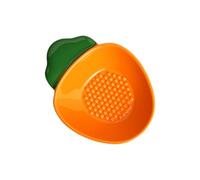 Generico Plaque râpe à ail - Outil pour râper et moudre 9,5 x 7,5 x 2,5 cm | Râpe portable pour ail | Outil hachoir en céramique multifonction en forme de carotte | pour