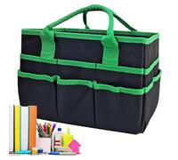Genérico Poignées avec poignée pour enseignant, pour outils de jardinage | Organiseur de papeterie - Rangement pour organisation, jardin et enseignants avec poche avec plusieurs compartiments