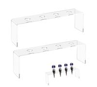 Generico Porte-bouchons pour vin, ensemble de table pour de vin | 4 compartiments de rangement transparents antidérapants à étages pour maison, cuisine, bibliothèque