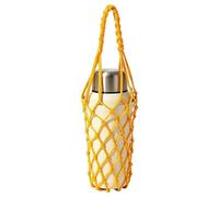 Generico Porte-bouteille - Sac fourre-tout en maille au crochet pour tasse, à bandoulière, porte-bidon, pour voyage, course, marche, plage, camping, randonnée et pique-nique
