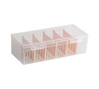 Genérico Porte-cartes transparent | Rangement de vocabulaire portable, séparateur réglable, grande capacité, 0,9 kg, conçu pour organiser, Orange, Consulte la descripción, Voir description