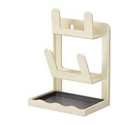 Generico Porte-couvercle pour casserole : support vertical pour poêle avec plateau anti-goutte, porte-casserole | Support pour ranger le couvercle du récipient de l'armoire de cuisine,