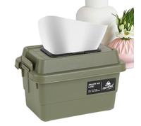 Generico Porte-mouchoirs de camping - Conteneur multifonction imperméable | Organiseur portable 1,1 L pour bouteilles, sauce, réchaud pique-nique, barbecue, tiroir résistant à l'eau extérieur