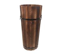 Generico Porte-parapluies pour entrée - Grand récipient moderne en bois - Porte-parapluies d'entrée, pour couloir, terrasse, bureau, maison, appartement commercial