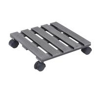 Generico Porte-pots avec roues, chariot porte- , adapté aux charges | Soucoupe à roulettes pour jardin, patio, sol, extérieur, intérieur, balcon, terrasse, porche, terrasse