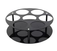 Genérico Porte-sirops café Support stable moderne pour distributeur | Étagère en acrylique pour sirop de café, support pour plan de travail, économise de l'espace dans la cuisine