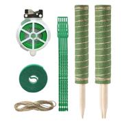 Generico Poteaux de mousse pour rampantes, réutilisables, naturels | Support pour plantes d'intérieur pour Pothos Philodendron plantes d'intérieur, pot de fleurs, balcon, patio