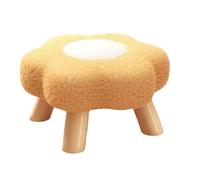 Generico Pouf en forme de - Tabouret repose-pieds rond en polyester pour salon, chambre à coucher et chambre d'enfant, repose-pieds décoratif style champignon