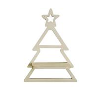 Generico Présentoir de vacances - Organisateur d'arbre, unité de rangement pour décoration, présentoir de maison, organisateur | Étagère d'arbre design en bois pour porte de came