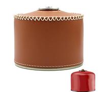 Generico Protecteur De Couverture De Conteneur De Gass - Sac De Stockage De Cylindre De Carburant | Couvercle De Cylindres En Cuir Rétro 450/230G Pour Carburants De Cuisson, multicolore, 230 brown, Se