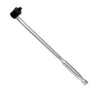 Genérico Rallonge de douille flexible : adaptateur de clé à molette de 1/2 pouce, barre de torsion avec roulement à billes à ressort, extension en acier au chrome vanadium, outil de portée