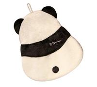 Genérico Serviette de toilette en forme de pouf suspendu en peluche corail | Serviette décorative à séchage rapide pour enfants, femmes, hommes, cuisine, maison, bureau, cuisinières, tables et verres