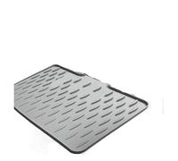 Genérico Silicone Drain Mat, Kitchen Countertop Protector | Built-in Drainage Mat for Countertop Sink Fridge(Gray)