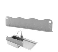 Generico Sink Splash Guard - Silicone Lavel Edge Protector | Sinks Splash Guard Protector | Accessoires de cuisine imperméables pour aspiration amovible en silicone