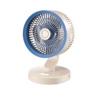 Genérico Small Fans for Bedroom | Rechargeable Cooling Remote Control | Portable Quiet Desk Fan Wall Mount | for Home Living Room Office School Dorm Camping Travel Summer Fishing