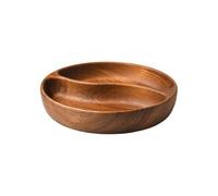 Genérico Snack Bowls - Double partage rustique - Plateau de cuisine pour Appetizer - Pour les fruits et les bonbons