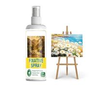 Genérico Spray fixateur, 100 ml, scellage rapide et résistant aux taches, fixateur artistique en aérosol, pour gouache acryliques, papier peint, travaux manuels, peinture à l'huile de charbon de bois