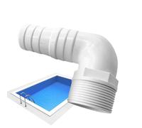 Genérico SPX1105Z3 Adaptateur de tuyau de piscine coude à 90 degrés | adaptateurs SPX1091Z7