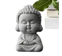 Generico Statue de Bouddha de table, statue de Bouddha miniature | Ornements de thé avec petite figurine | Figurine de moine de la statue de la statue de méditation décorative