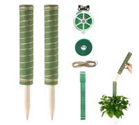 Generico Support pour Monstera réutilisable naturel | Pothos Philodendron Piquets de mousse pour plantes grimpantes pour plantes d'intérieur, pot de fleurs, balcon, patio