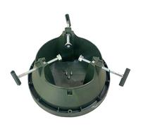 Generico Support pour sapin de Noël | Trépied antidérapant avec réservoir d'eau | Base réglable pour intérieur extérieur salon jardin | Idéal pour fêtes et réunions