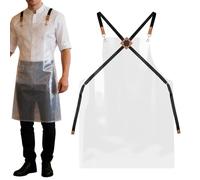Genérico Tablier imperméable pliable antidérapant réglable | Tablier confortable pour le nettoyage et la cuisine, pour hommes, femmes adultes : cuisiner, cuire, laver la vaisselle, barbecue, nettoyer
