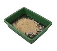 Generico Tamis pour roches - Antirouille précis, empilable, tamis pour granulés, équipement de recherche d'or, pour plantes en pot, tamis, terre, jardinage